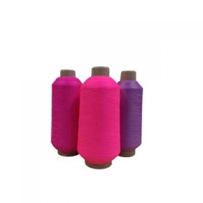 Sợi nylon DTY căng cao ở Hank nhuộm màu 2